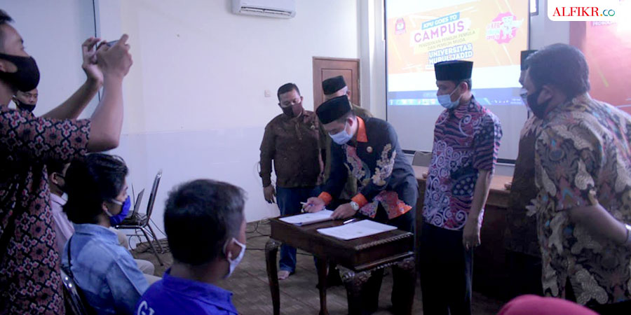 UNUJA Tekan MoU dengan KPU Kabupaten Probolinggo