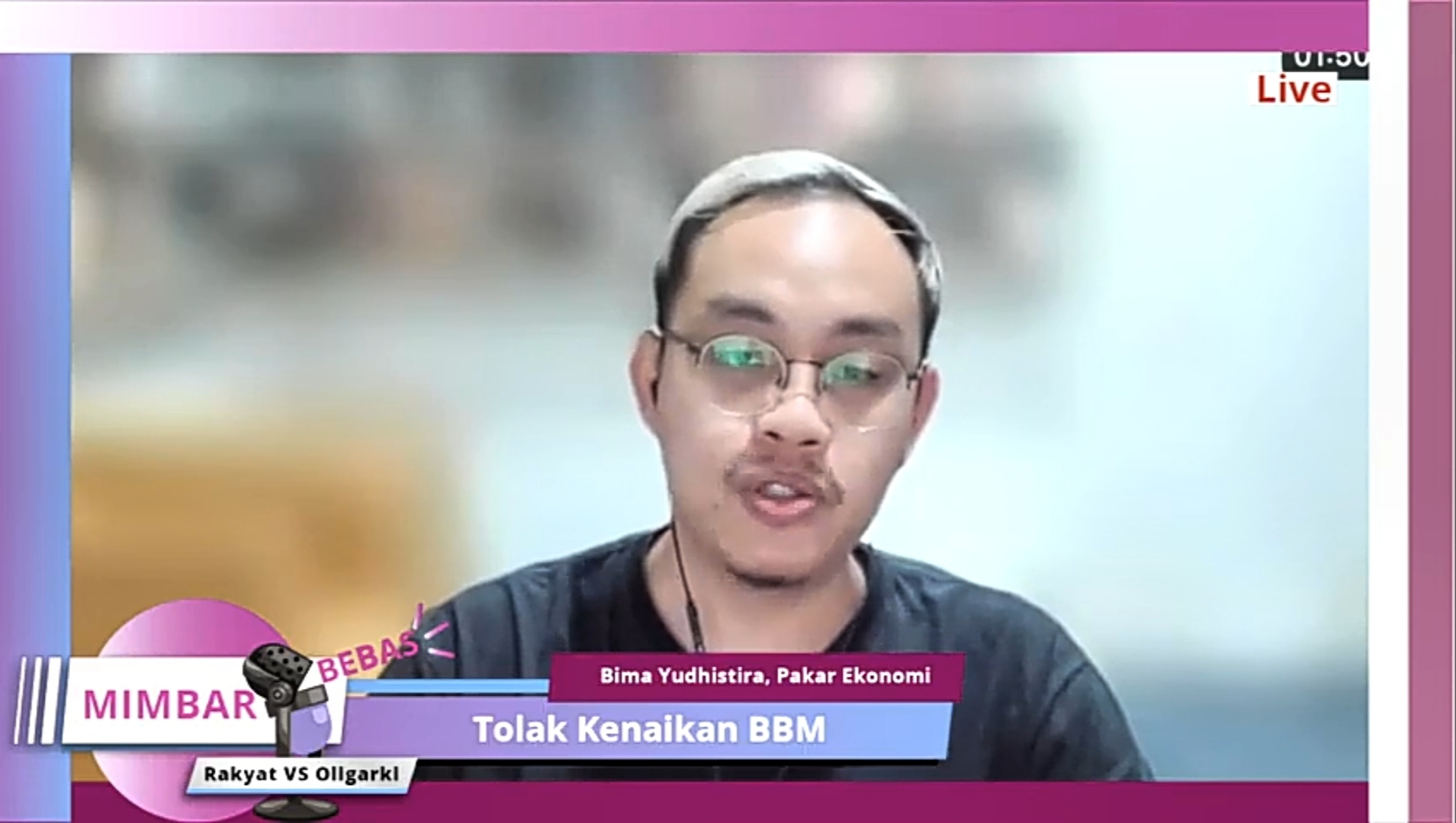 Bhima Yudhistira: Alasan Pemerintah Menaikkan Harga BBM Sangat Irasional