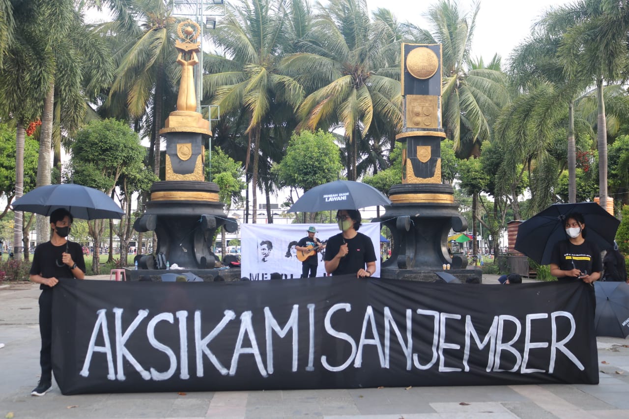 Bertajuk September Hitam, Aksi Kamisan Jember Kembali Digelar