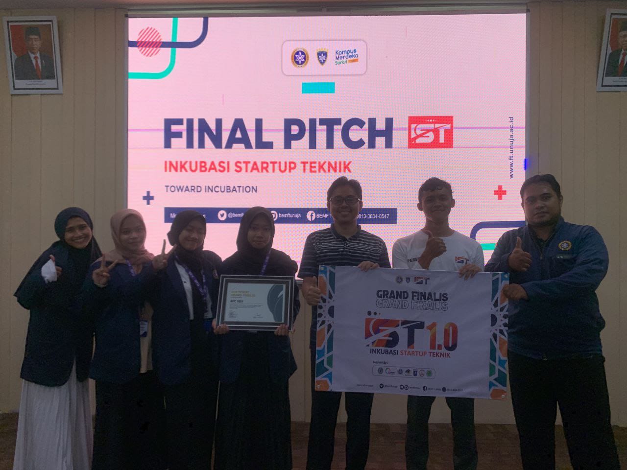 BEM Fakultas Teknik: Gelar Final Pitch Inkubasi Startup Teknik One Poin Zero (IST 1.0)