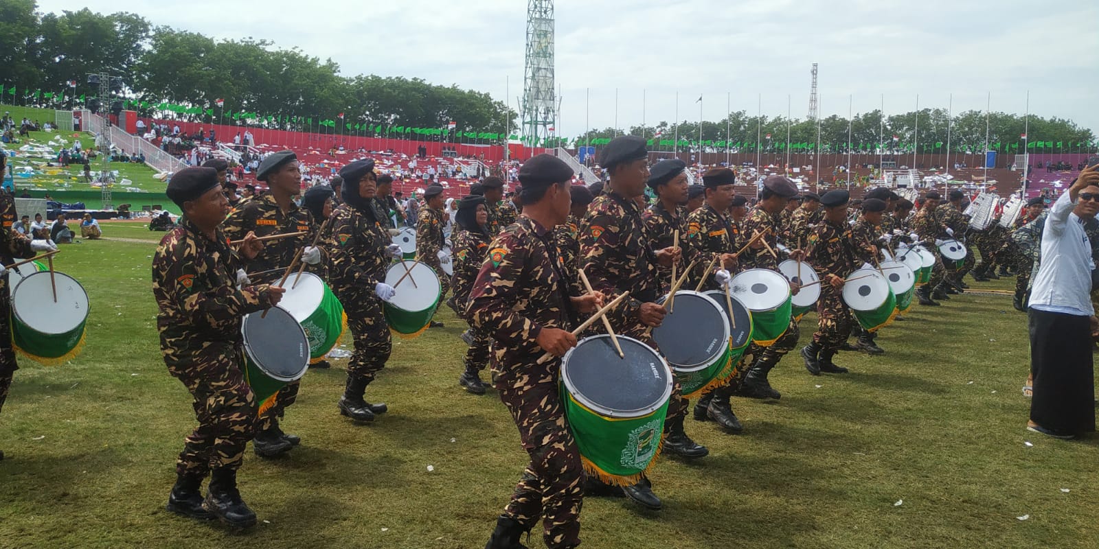 Cerita Anggota Banser yang Mengikuti Koregrafi