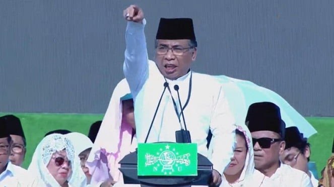 Tirakat Satu Abad Mendigdayakan NU, Gus Yahya: Selamat Datang di Abad Kedua