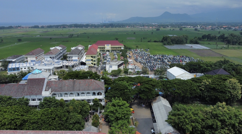 Keramaian Haul dan Harlah PP. Nurul Jadid dari Atas