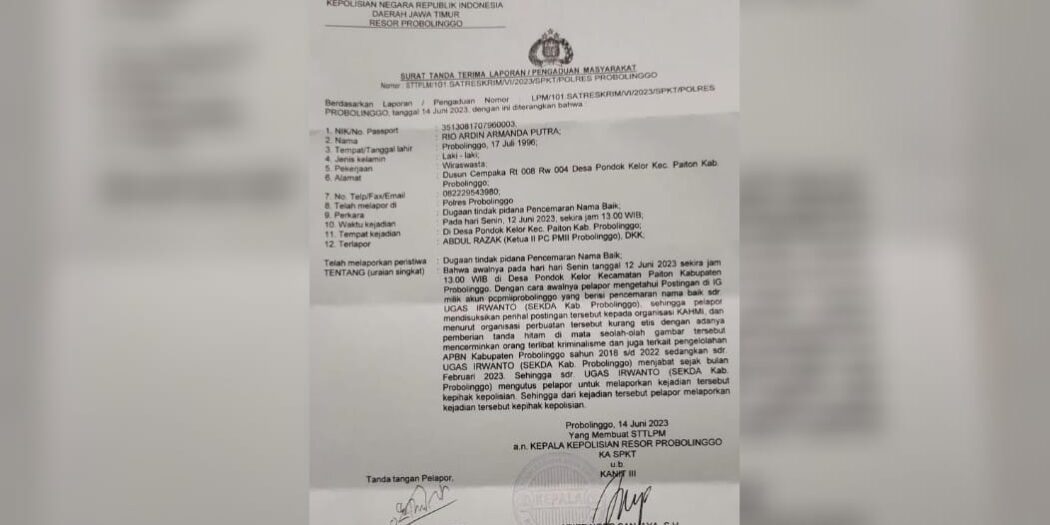 Pelaporan PMII Probolinggo, PKC Jatim: Itu Pembungkaman