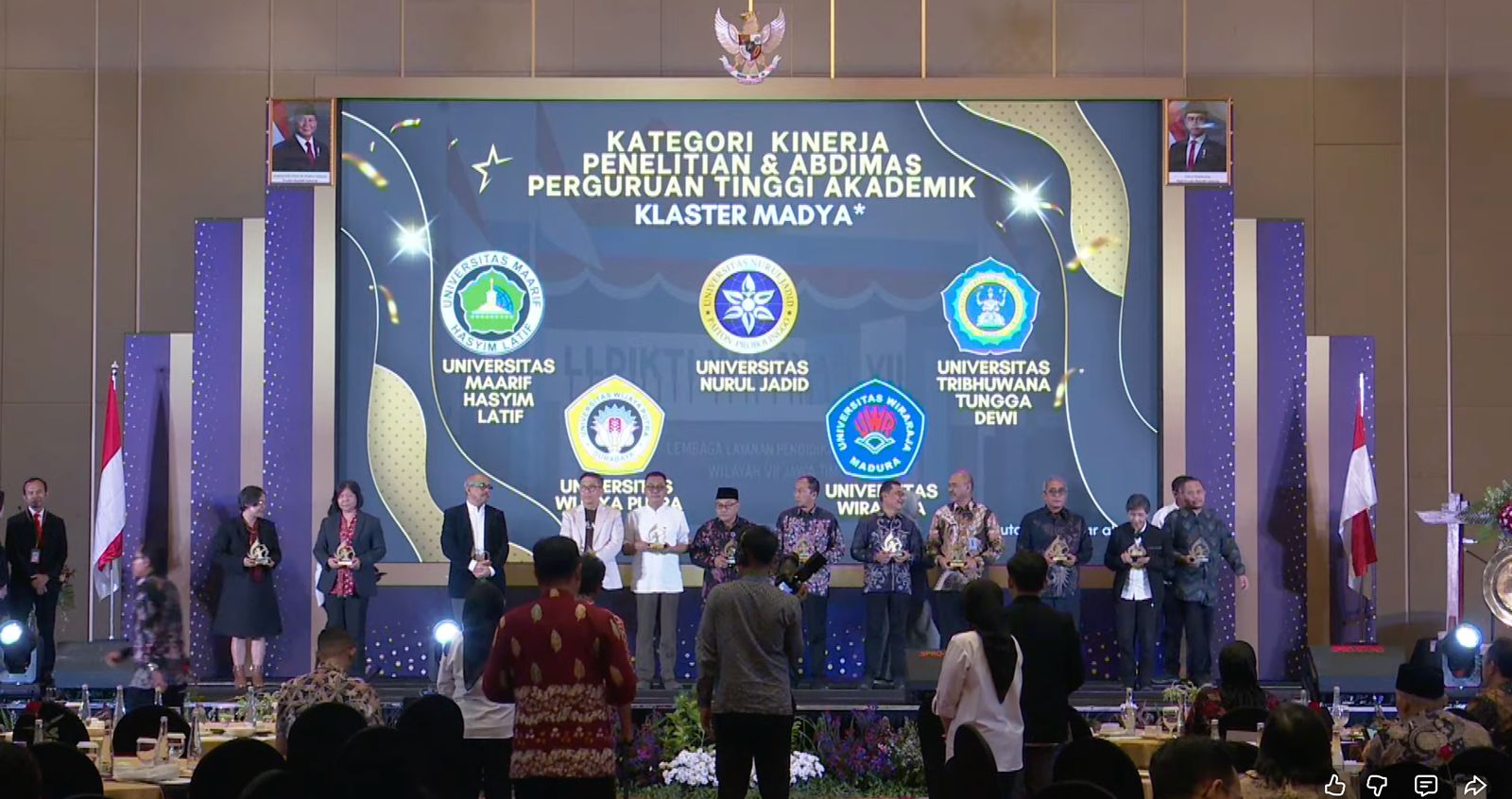 Unuja Raih Penghargaan Akademik Klaster Madya